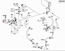 MERCEDES W639 VITO TUBO