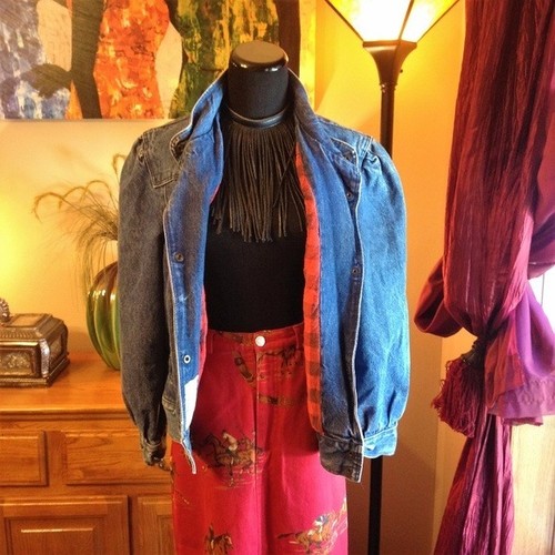 Giubbotto bomber denim - , vintage