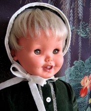 BAMBOLOTTO  FURGA  MARIOLINO  ANNI '60 VESTITO ORIGINALE