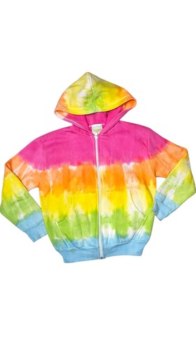 Felpa con cappuccio zip - e,