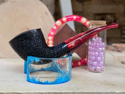 Moretti pipe black - moretti, rusticated