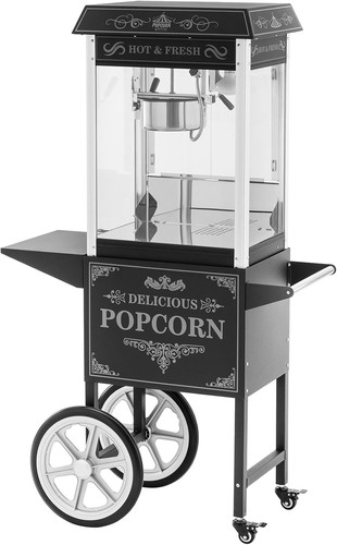 Popcorn machine with - with, trolley