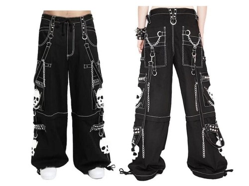 Pantaloni gotici tasca ragno - , 2
