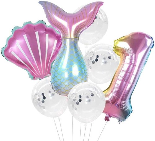 Palloncini colori sirena - -,