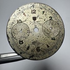 Universal Geneve Vintage Chronograph two counters dial