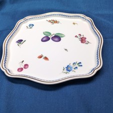 Richard Ginori Piatto Quadrato Frutta Italiana Grande Servizio Piatto 10in