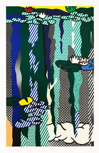Roy lichtenstein ninfee - lichtenstein:, con