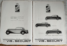 CARROZZERIA GHIA LANCIA AUGUSTA COUPE ROYAL 1934 PUBBLICITA'