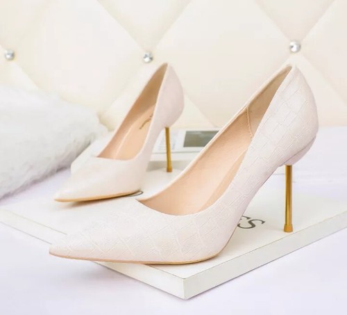 Decolte scarpe donna - beige, oro