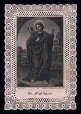 santino merlettato-holy card-canivet S.MATTIA AP.