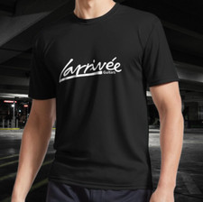 T-shirt Larrivee Guitars logo attivo taglia divertente moda maglietta americana