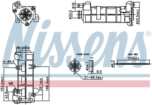Nissens egr refrigeratore - egr,