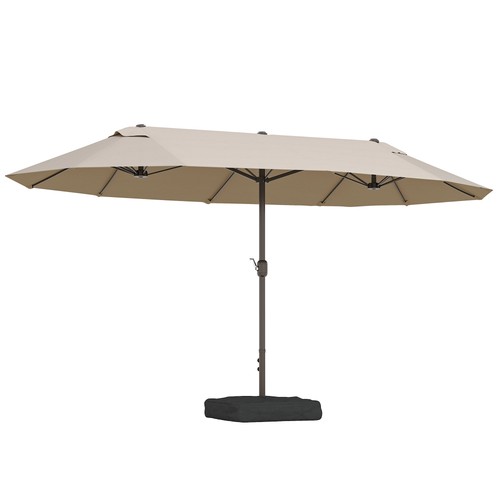 Outsunny ombrellone - ombrellone, da