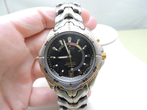 Seiko kinetic 5m62 0b40 - seiko, 5m62-0b40