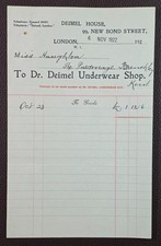 1922 Dr Deimel Underwear Shop