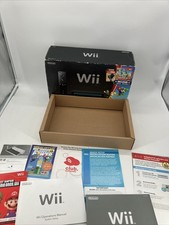 Nintendo Wii Black Console Box