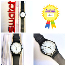 Swatch Gent GA103 Inc. 1985 Vintage Orologio da polso Anni 80 Usato Funzionante