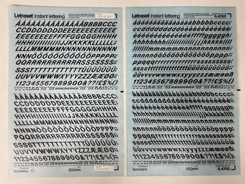 Fogli letraset isometrico - 2,