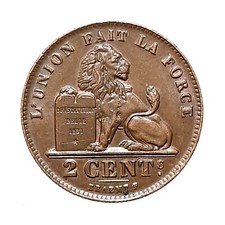 [NC] BELGIO - 2 CENT 1909 (nc217c)