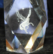 Grande foto 3D in cristallo