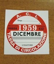 Bollo decorativo DICEMBRE 1959