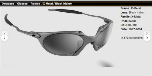Oakley metal romeo nero - romeo, |