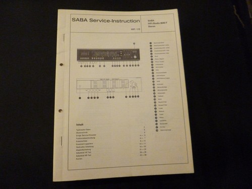 Manuale servizio originale - manuale,