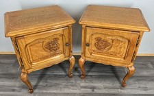 Coppia comodini rovere vintage