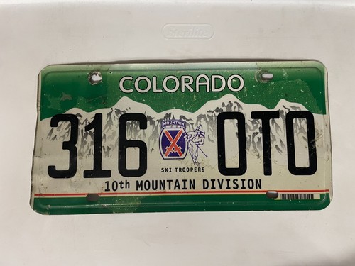 Targa colorado sci truppe - targa,