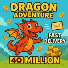 🟢ONLINE🟢DRAGON ADVENTURE MONETE 40 MILIONI MONETE ECONOMICHE E ✅CONSEGNA IMMEDIATA🔜