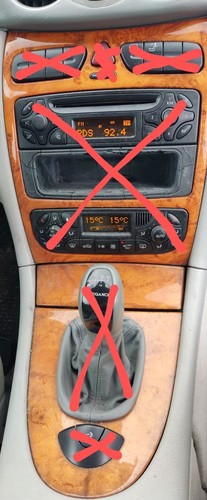 Plancia radica stereo - radica, mercedes