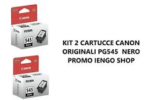 KIT 2 CARTUCCE CANON ORIGINALI PG545  NERO PROMO IENGO SHOP