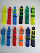 CINTURINO IN PVC  X SWATCH ATTACCO 17 MM. PIRAMIDI