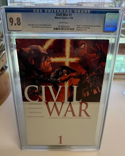 Marvel civil war cgc 9 - cgc, 9.8