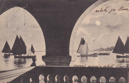 Cartolina trieste parenzo - di,