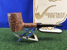 Pipa Charatan's Make Sabbiata Poker Restaurata British Estate, Stelo Sostituito