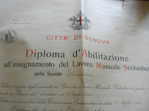 Genova diploma di - genova,