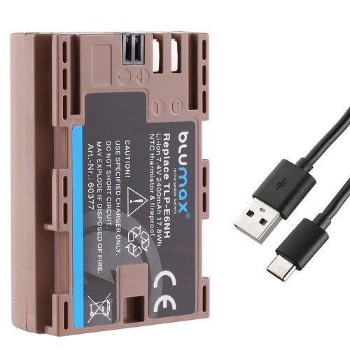 Batteria blumax usb canon - co, usb-c
