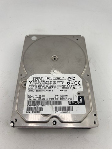 Ibm deskstar ic35l080avva07 - ibm,