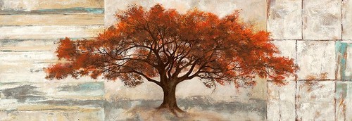 Quadro albero quercia - quercia, rossa