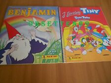 Lotto 2 Album Figurine Panini VIAGGIAMO CON BENJAMIN + I FAVOLOSI TINY TOON