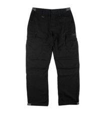 Pantalone nero cargo slim