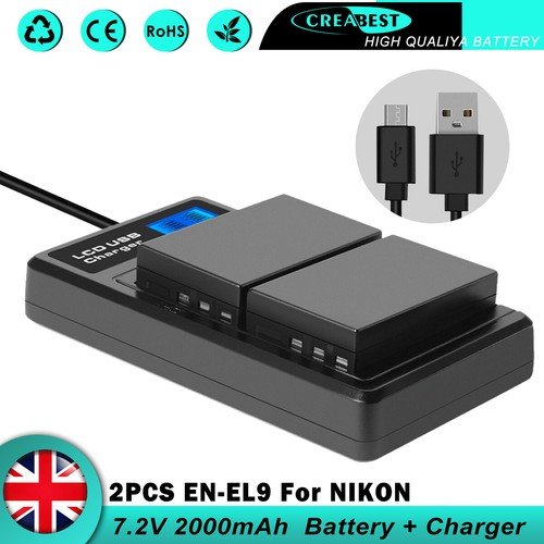 El9 el9a batteria - 2x, en-el9