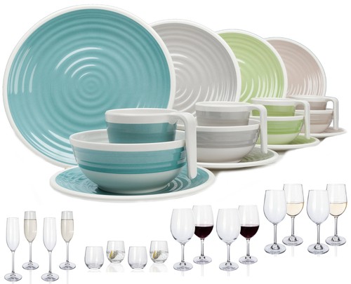 Set piatti pezzi in - piatti,
