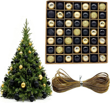 Palle Natalizie Set Da 49 Pezzi Set Decorazioni Albero Di Natale 3 Cm Palline Di