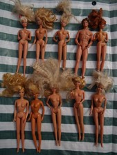 Lotto 10 bambole Barbie