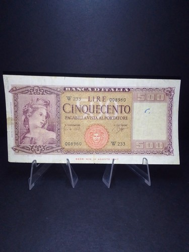 500 lire italia serie - italia, (r3)