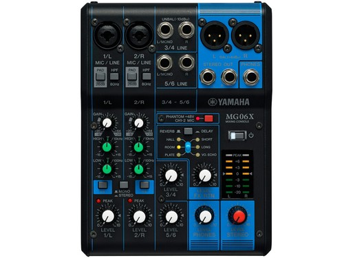 Yamaha mixer analogico mg06x - mixer,