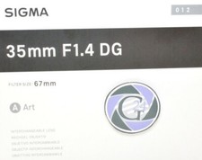 Sigma ART 35mm f/1.4 DG HSM