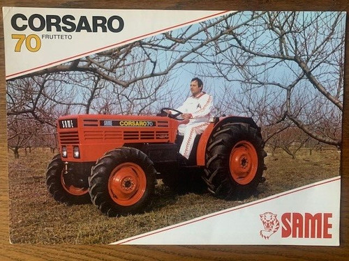 Depliant brochure trattore - depliant,